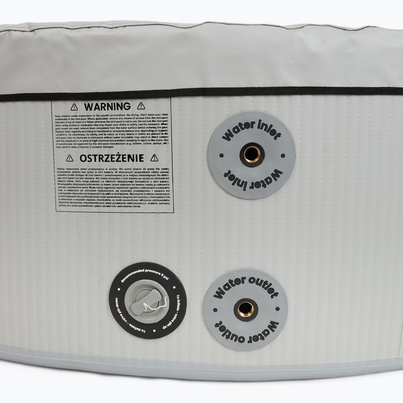 AQUASTIC ONSEN inflatable pool drop stitch 700 l 150 cm grey 10