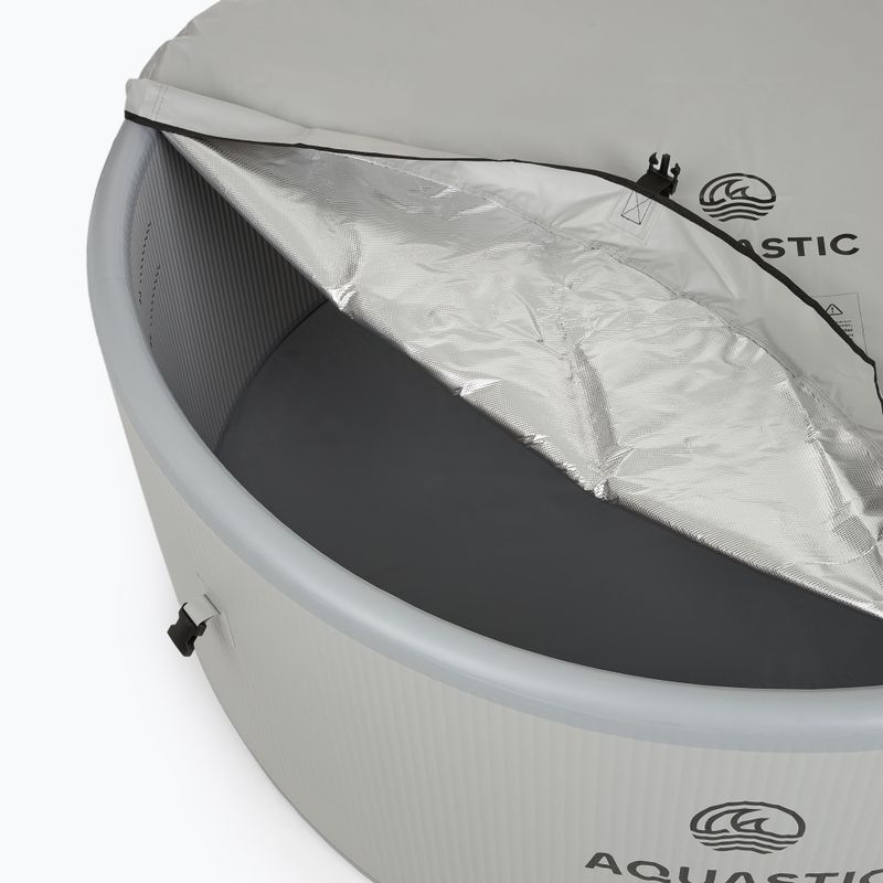 AQUASTIC ONSEN inflatable pool drop stitch 1200 l 178 cm grey 11
