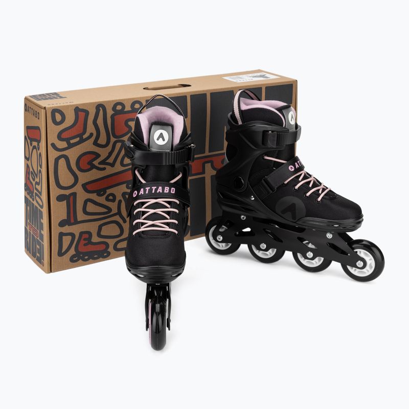 Women's rollerblades ATTABO Cyclone Alu pink 15