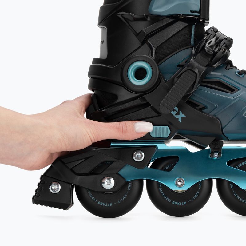 Children's inline skates adjustable ATTABO JGX blue 17