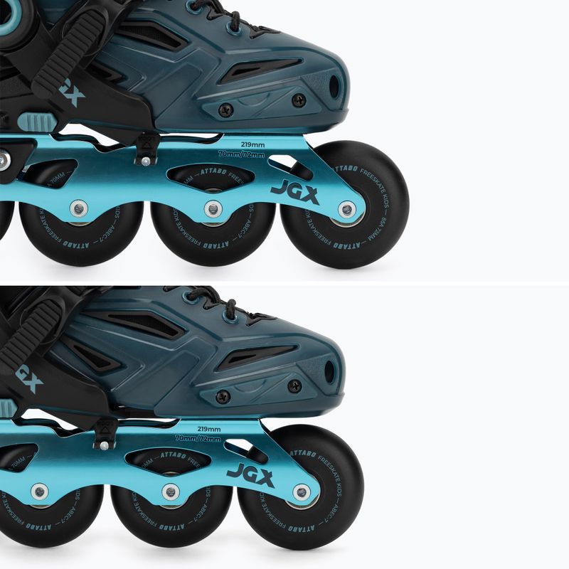 Children's inline skates adjustable ATTABO JGX blue 18