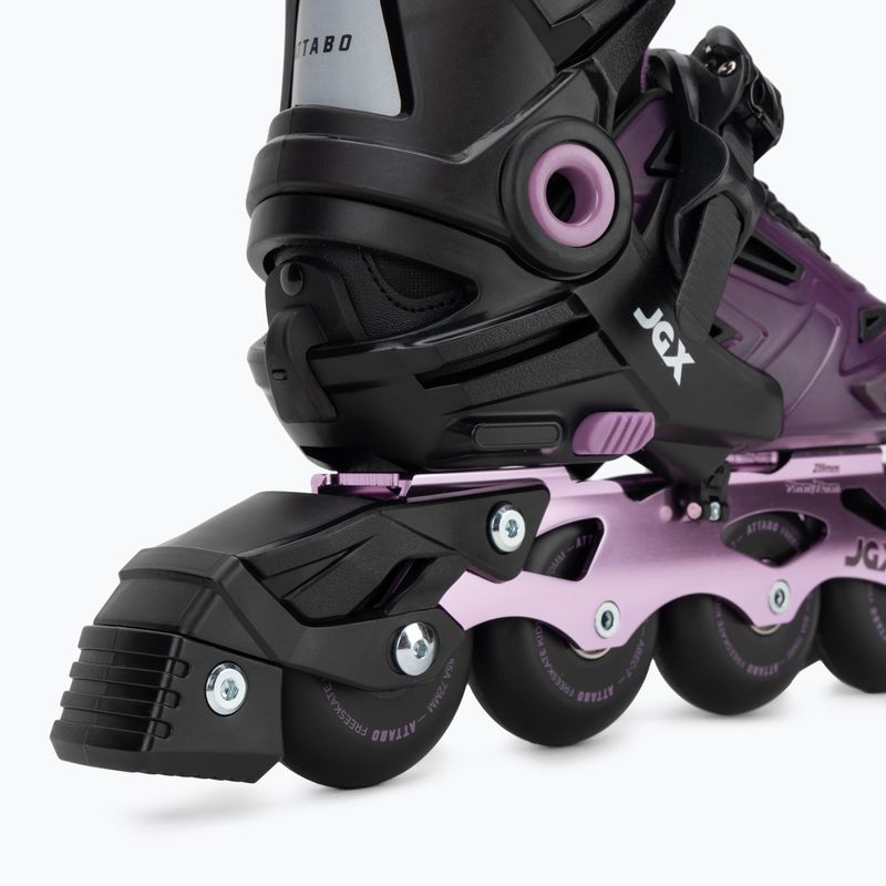 Adjustable children's roller skates ATTABO JGX purple 14