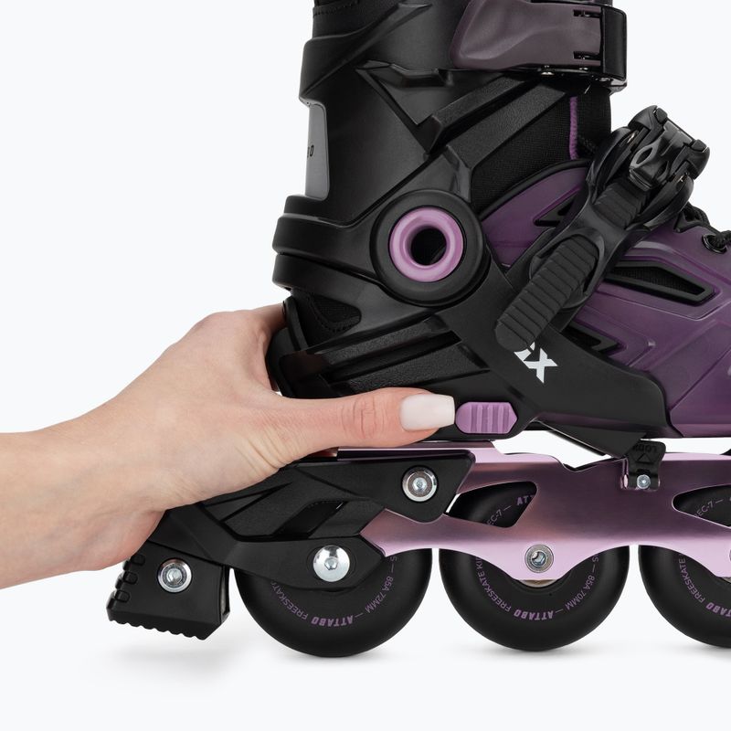 Adjustable children's roller skates ATTABO JGX purple 17