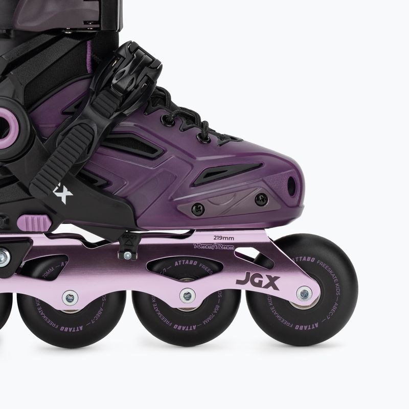 Adjustable children's roller skates ATTABO JGX purple 18