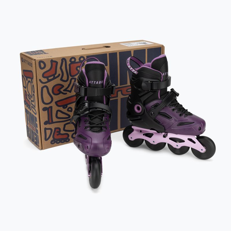Adjustable children's roller skates ATTABO JGX purple 20