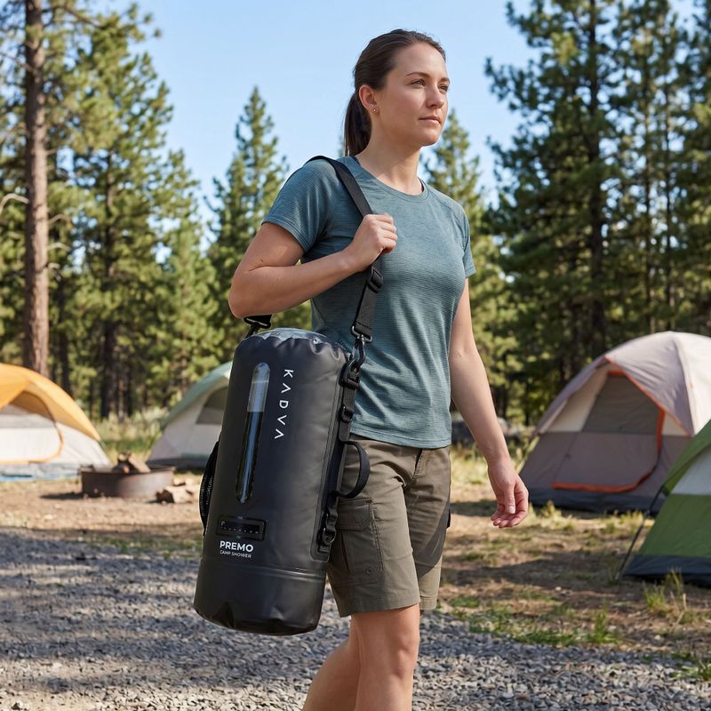 Camping shower KADVA Premo black 11