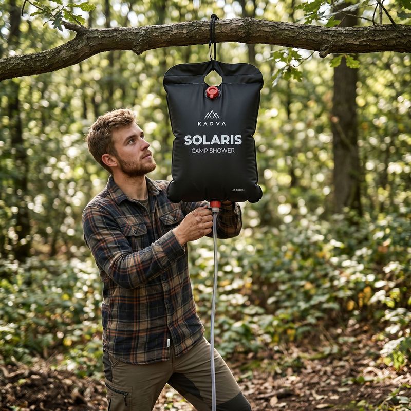Camping shower KADVA Solaris black 10