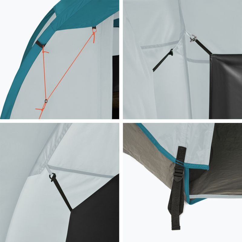 4-Person Camping Tent KADVA Kavio 4 Turquoise 9