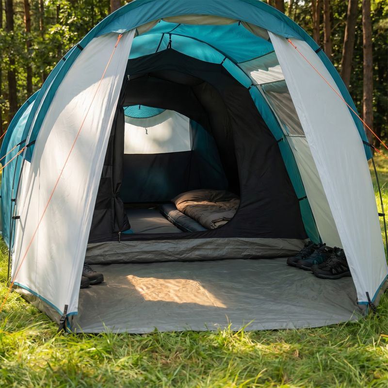 4-Person Camping Tent KADVA Kavio 4 Turquoise 18