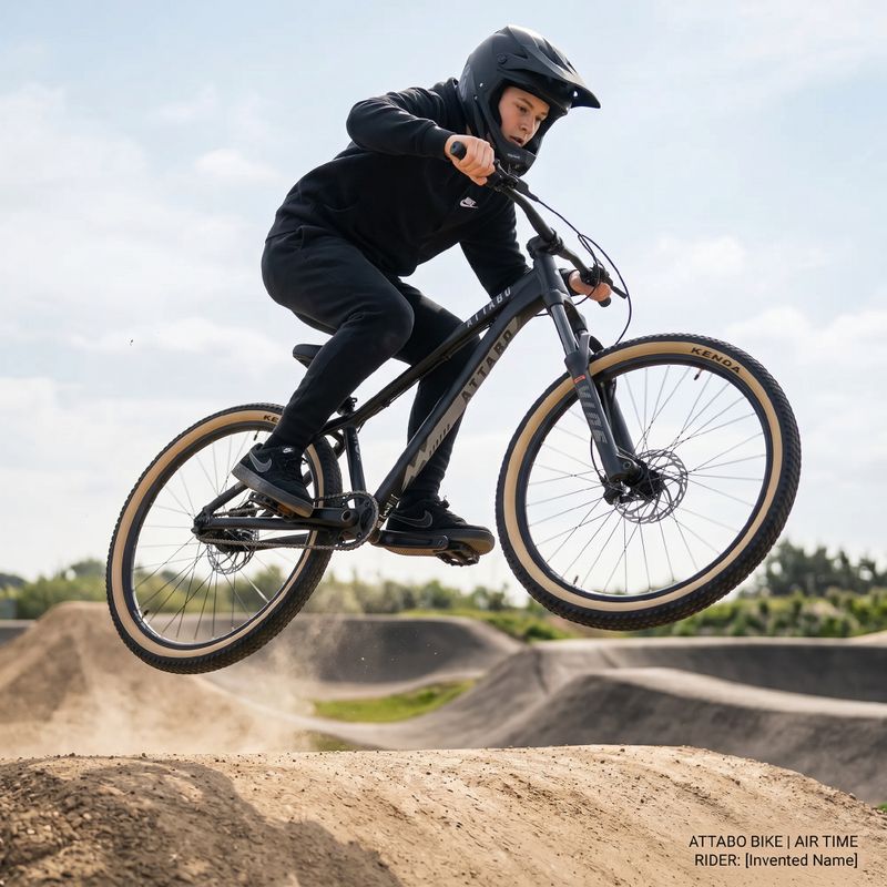 Junior dirt bike ATTABO PERT 3.0 26" black 5