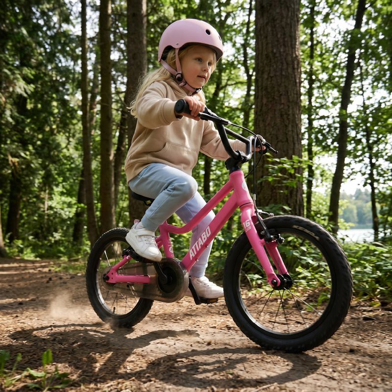 Children's bike ATTABO EASE 16" 6,4 kg Gen 2 pink 6