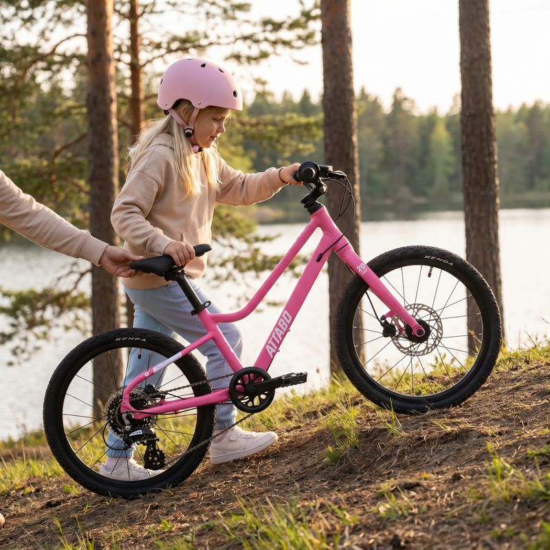 Children's bike ATTABO EASE 20" 8,8 kg Gen 2 pink 3