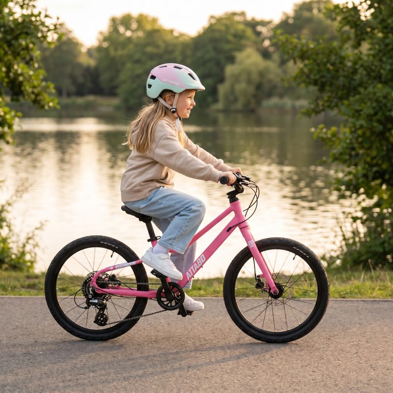 Children's bike ATTABO EASE 20" 8,4 kg Gen 2 pink 5