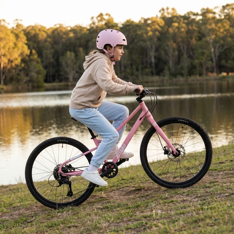 Children's bike ATTABO EASE 24" 9,6 kg Gen 2 pink 6