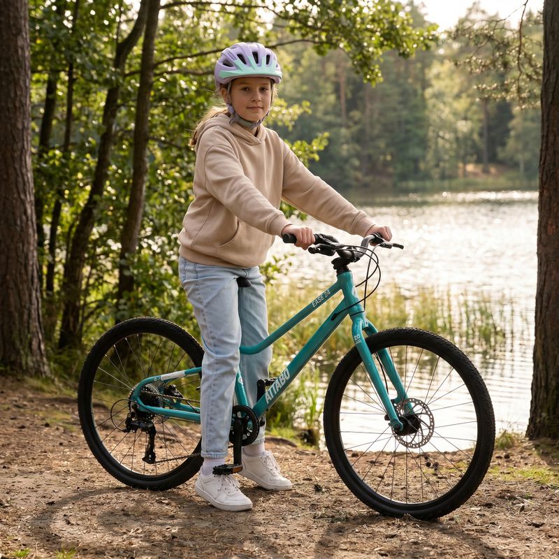 Children's bike ATTABO EASE 24" 9,6 kg Gen 2 turquoise 4
