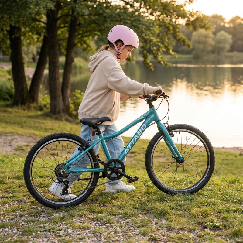 Children's bike ATTABO EASE 24" 9,6 kg Gen 2 turquoise 5