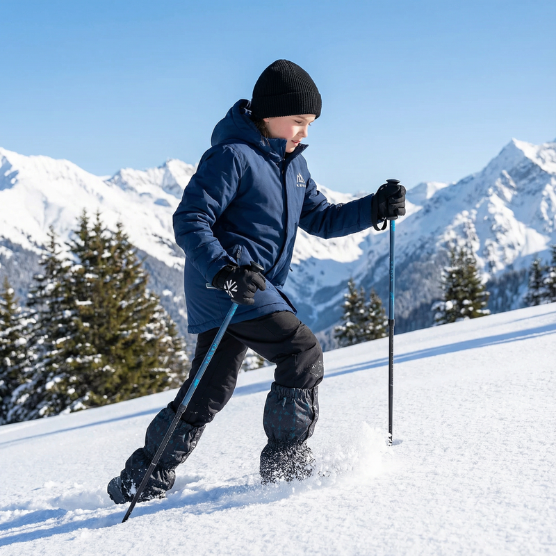 Children's gaiters KADVA Infano JRG black 8