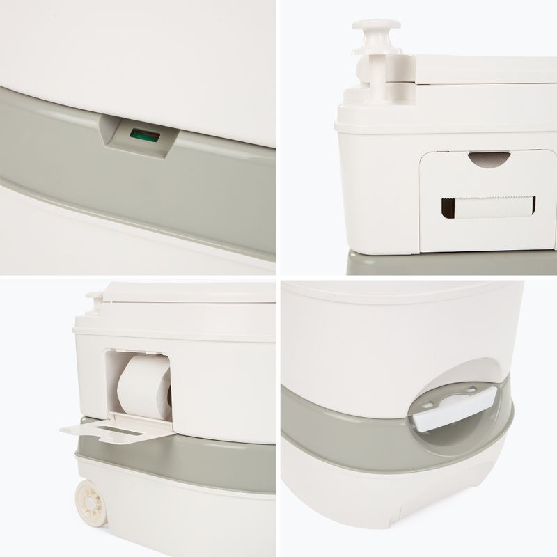 KADVA Throno PRO grey portable toilet 12