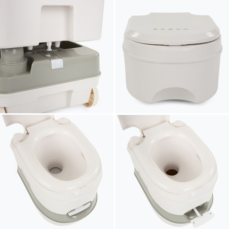 KADVA Throno PRO grey portable toilet 13