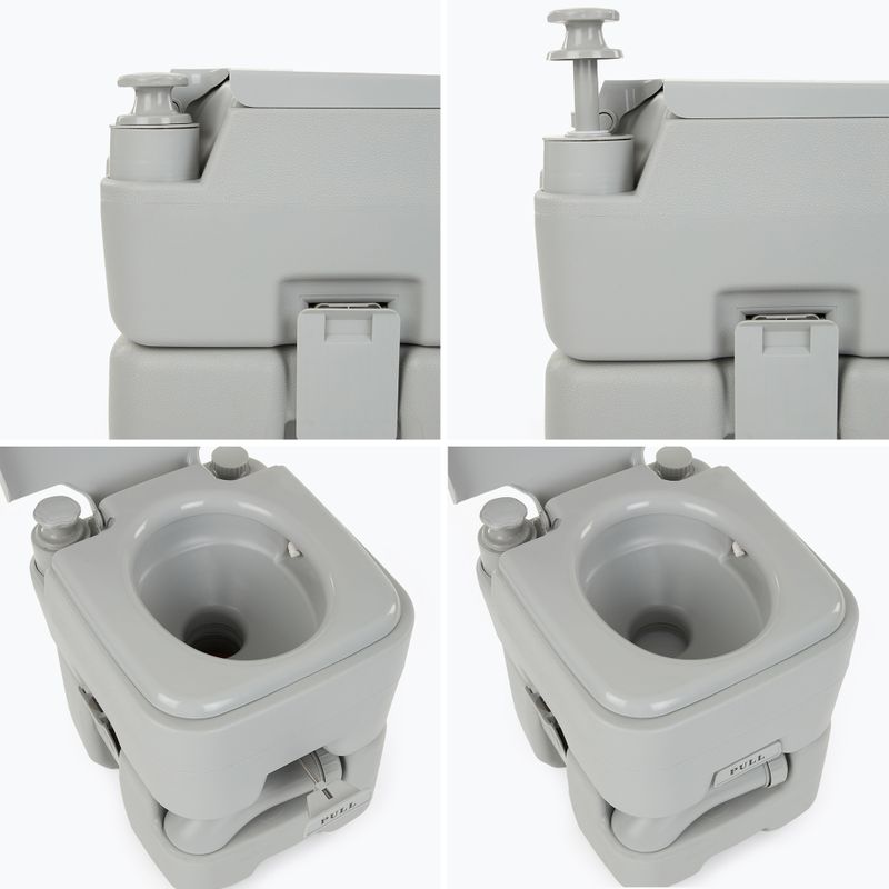 Portable toilet KADVA Throno grey 15