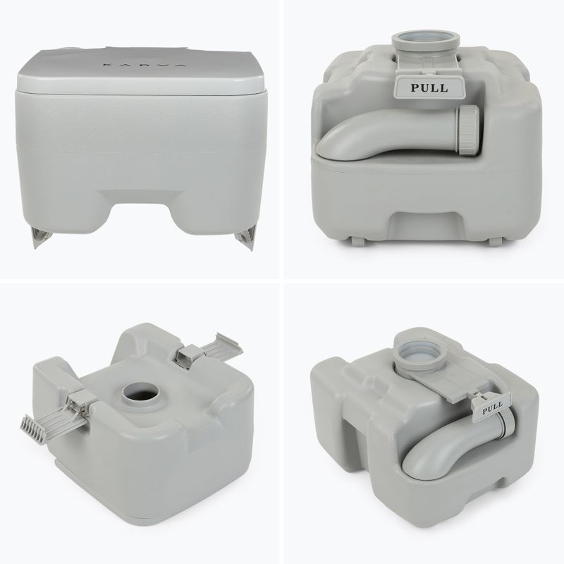 Tourist Toilet KADVA Throno Grey 16