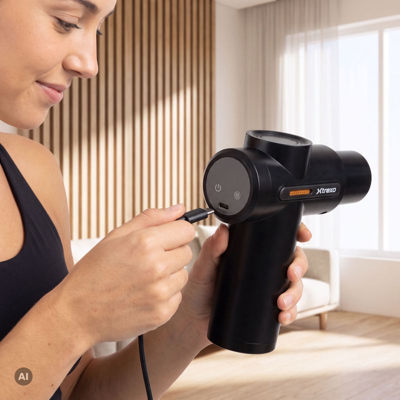 XTREXO Mini Pulsar Massage Gun black 5