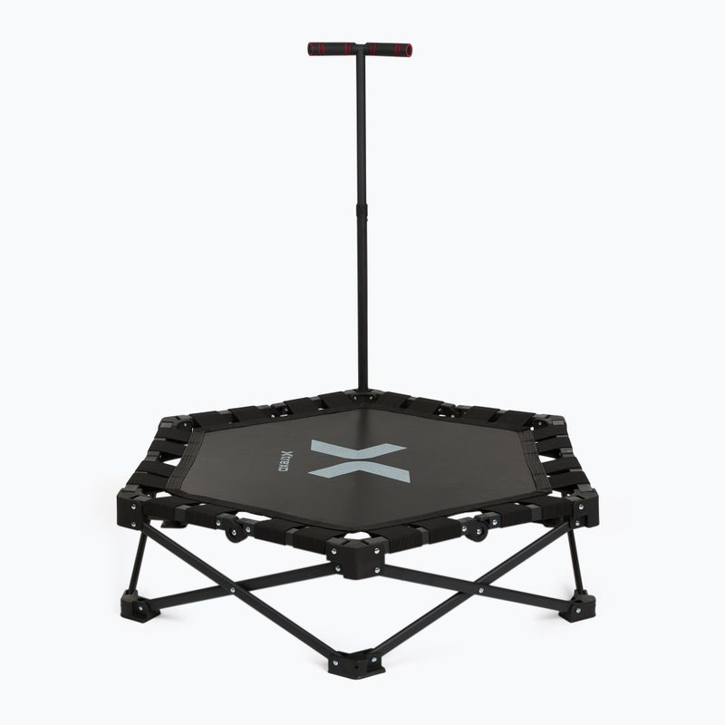 XTREXO Hop&Side Foldable Black Trampoline 3