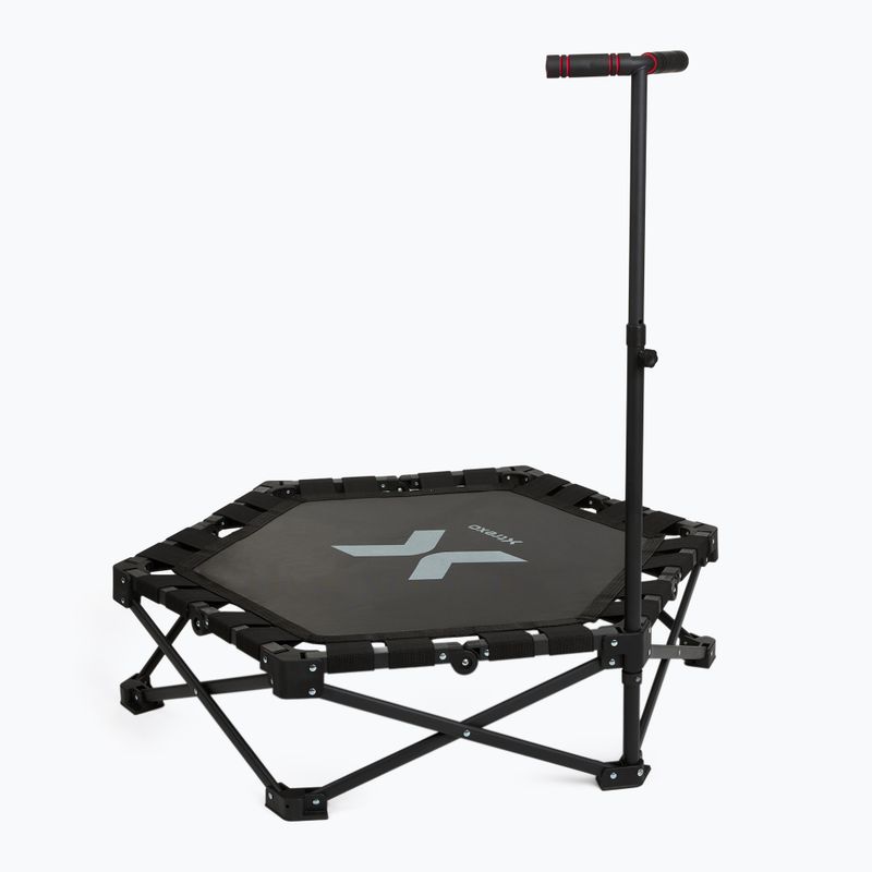 XTREXO Hop&Side Foldable Black Trampoline 4