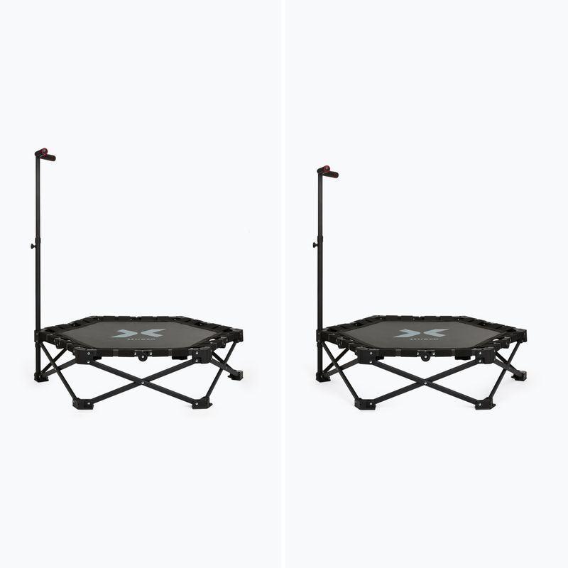 XTREXO Hop&Side Foldable Black Trampoline 13