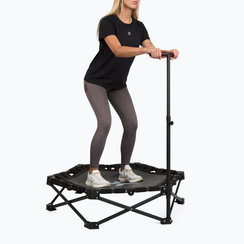 XTREXO Hop&Side Foldable Black Trampoline 14