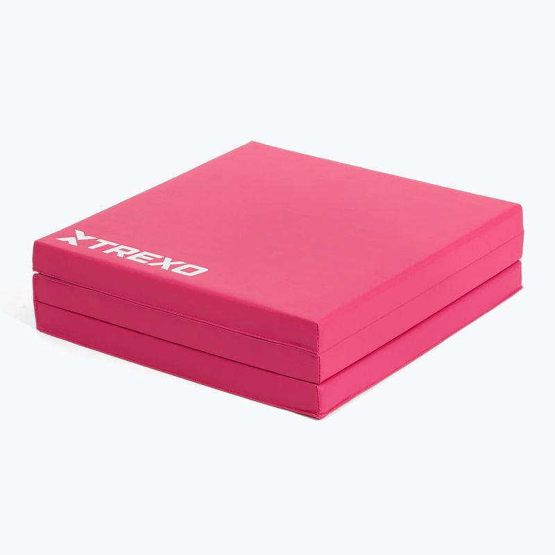 XTREXO folding gymnastics mattress 180 x 60 x 5 cm pink 5