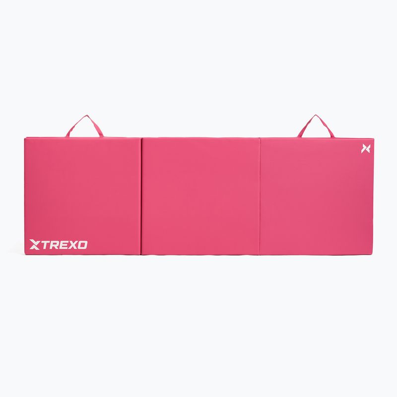 TREXO folding gymnastics mattress 180 x 60 x 5 cm pink 6