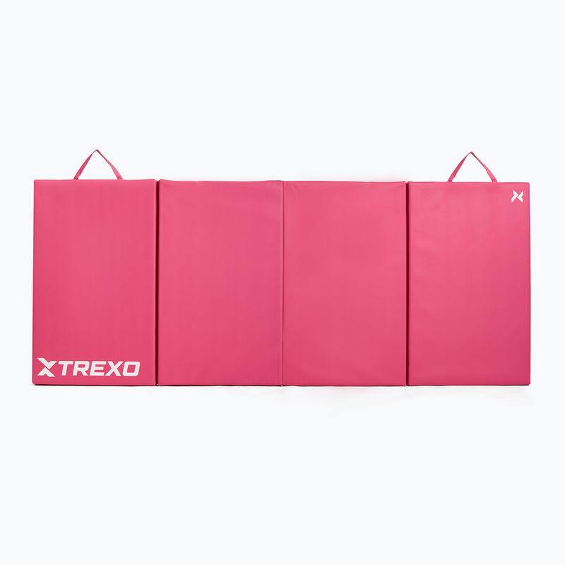 TREXO folding gymnastic mattress 195 x 80 x 5 cm pink 6