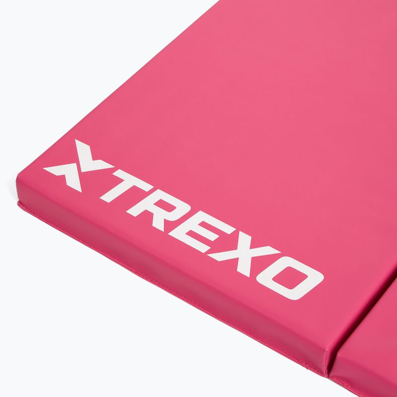 TREXO folding gymnastic mattress 195 x 80 x 5 cm pink 7