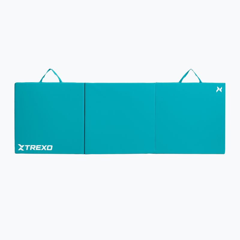 TREXO folding gymnastics mattress 180 x 60 x 5 cm green 6