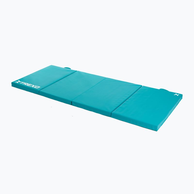 TREXO folding gymnastics mattress 195 x 80 x 5 cm green 2