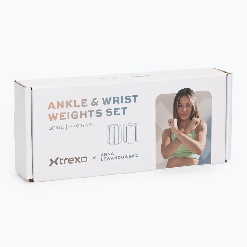 Ankle and wrist weights XTREXO x Anna Lewandowska Bangles 205 Beige 9