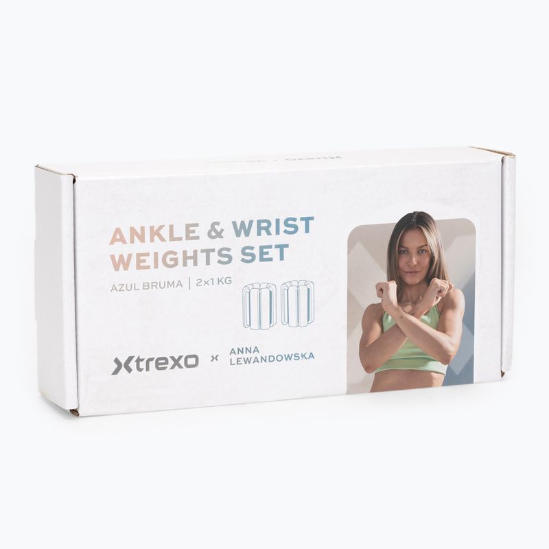 Ankle and wrist weights XTREXO x Anna Lewandowska Bangles 210 Azul Bruma 9