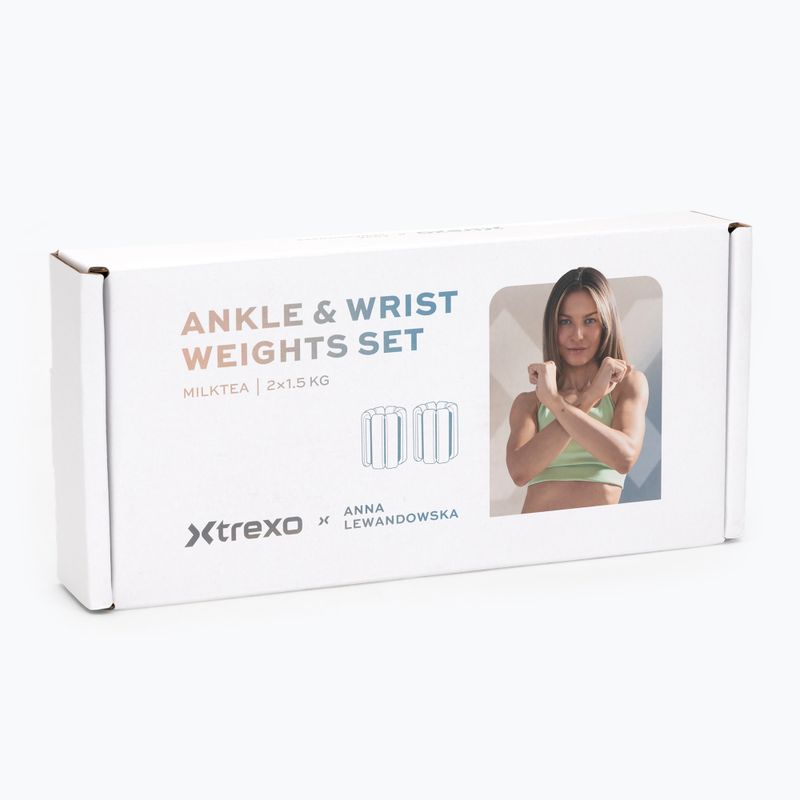 Ankle and wrist weights XTREXO x Anna Lewandowska Bangles 215 Milktea 9
