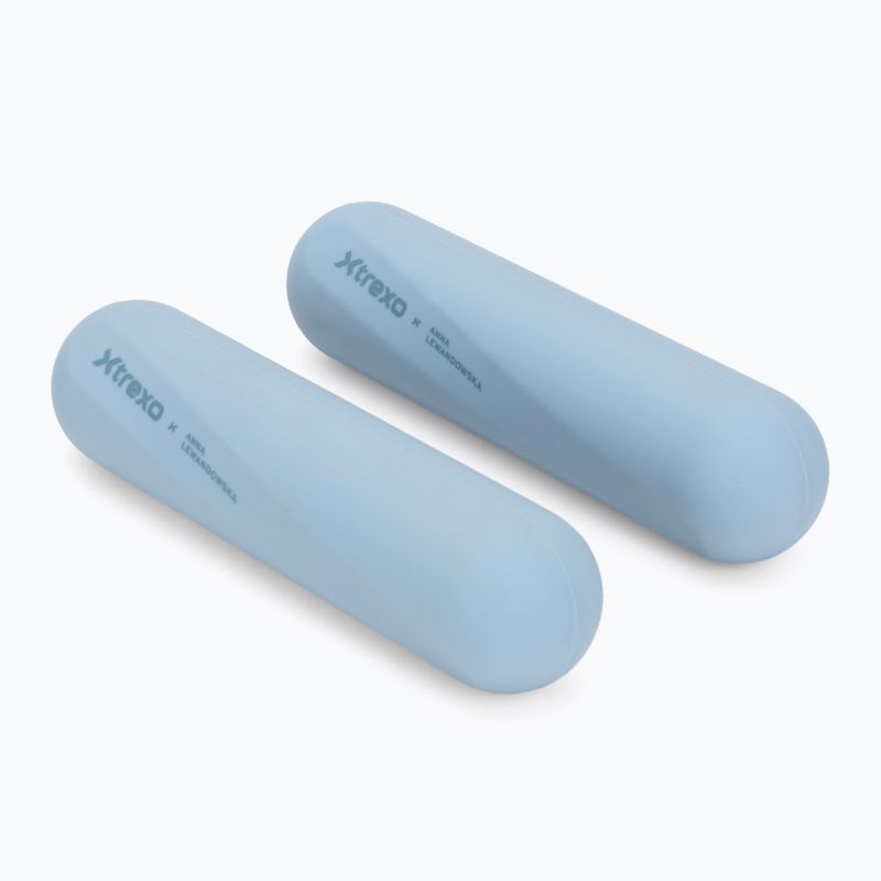 Dumbbell set XTREXO x Anna Lewandowska Bars 215 Azul Bruma