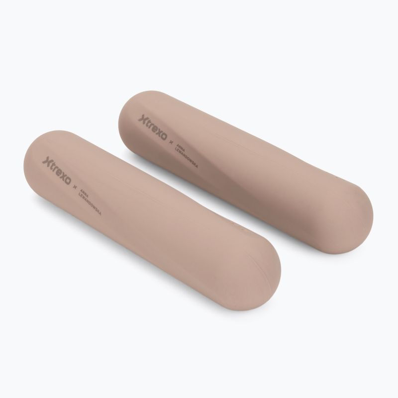 Dumbbell set XTREXO x Anna Lewandowska Bars 220 Milktea