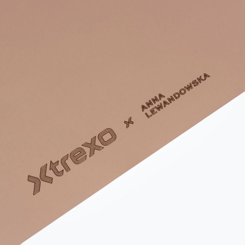 Exercise and yoga mat XTREXO x Anna Lewandowska play mat 183x61 Milktea 4