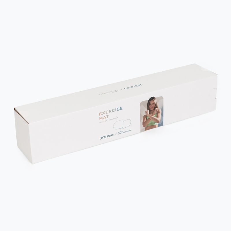 Exercise and yoga mat XTREXO x Anna Lewandowska play mat 183x61 Milktea 8
