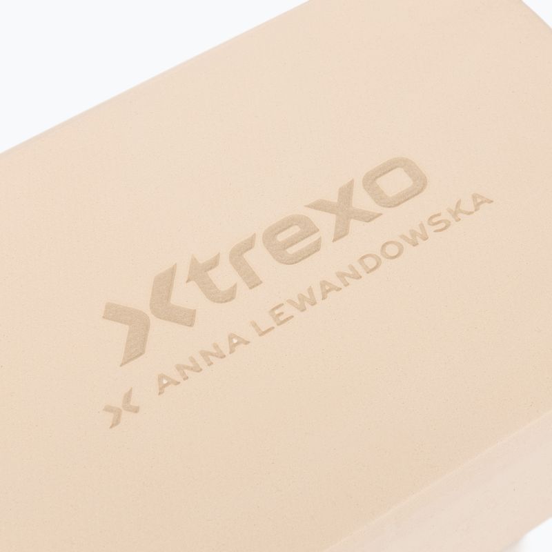 Yoga block XTREXO x Anna Lewandowska block Beige 6
