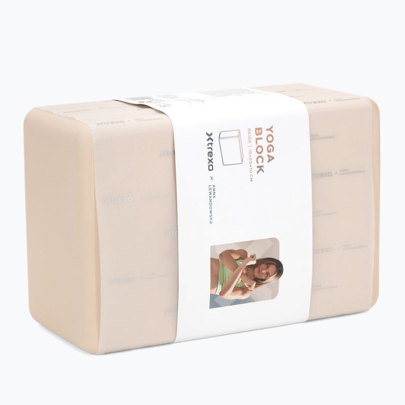Yoga block XTREXO x Anna Lewandowska block Beige 7
