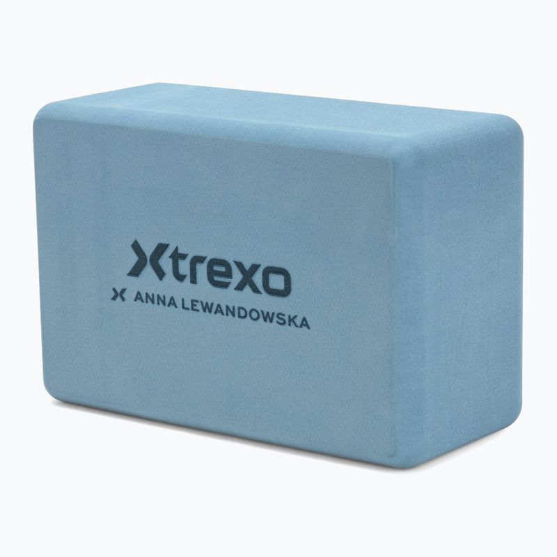 Yoga block XTREXO x Anna Lewandowska block Azul Bruma 3
