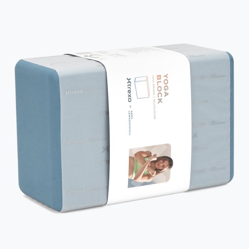 Yoga block XTREXO x Anna Lewandowska block Azul Bruma 7