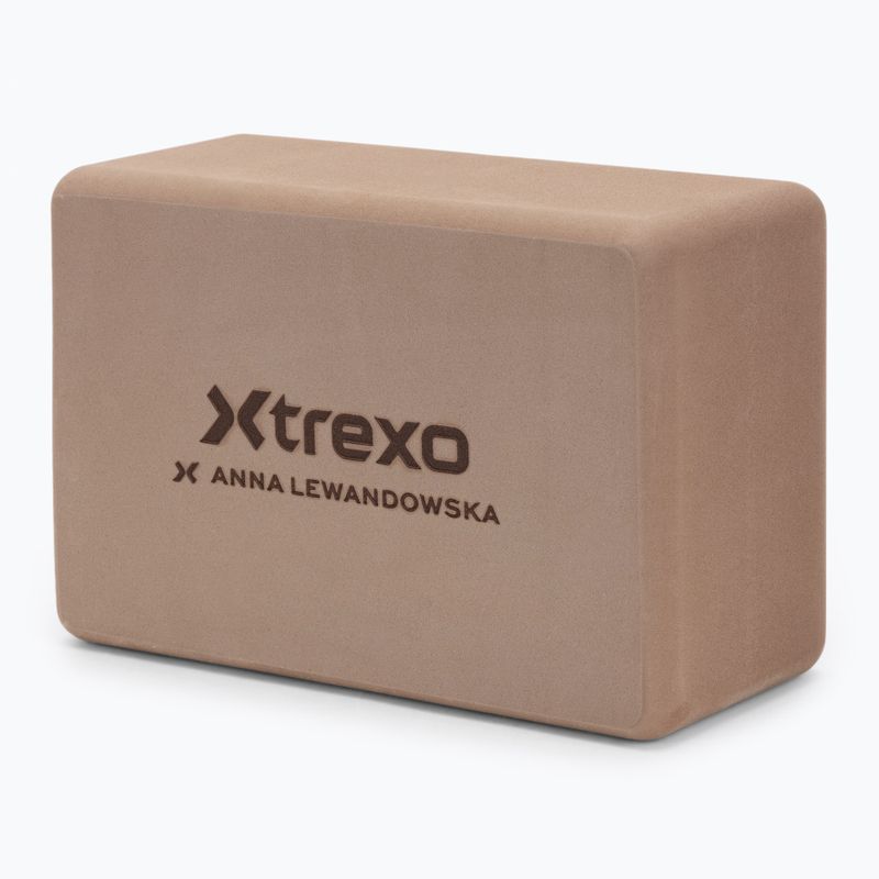Yoga block XTREXO x Anna Lewandowska block Milktea 3