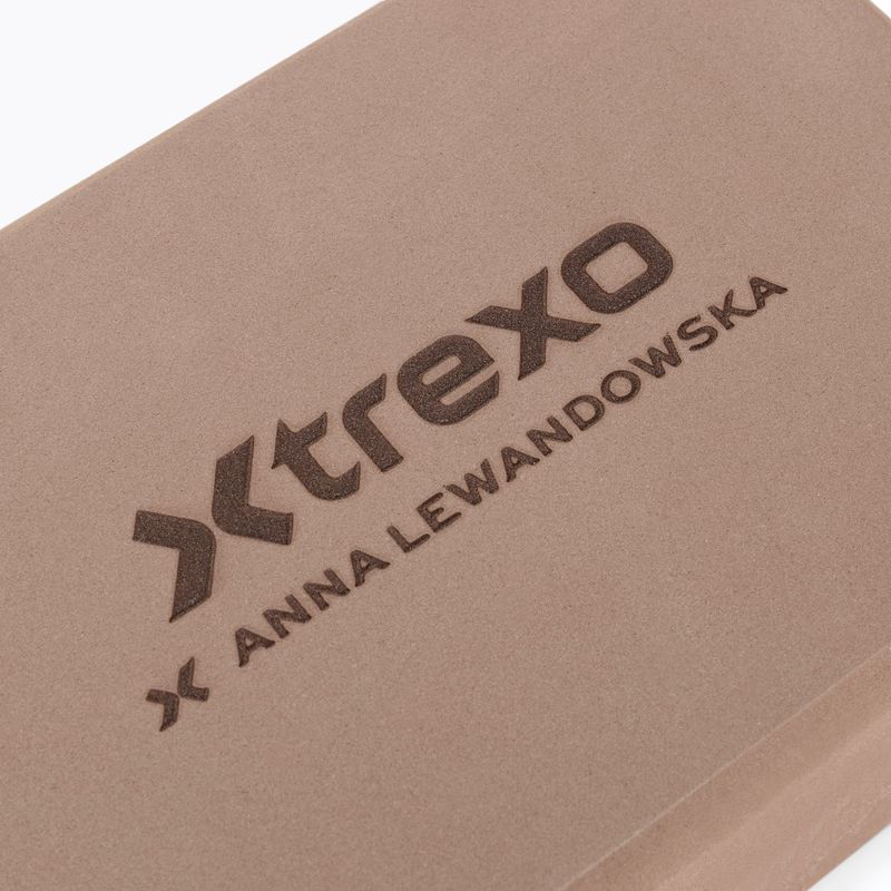 Yoga block XTREXO x Anna Lewandowska block Milktea 6