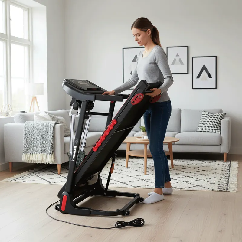 TREXO X110 electric treadmill black 12